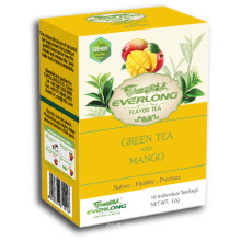 Mangoflavored Green Tea Pyramid Tea Bag Premium Blends Organic & EU Compliant (FTB1503)
